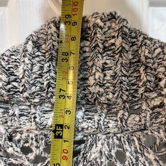 Anthropologie Knitted & Knotted Emmaline Tie Front Marled Cardigan Sweater Sz S - Picture 10 of 11